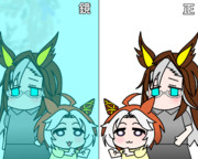 間違い探しだ余。