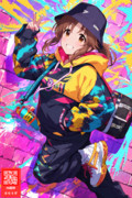 グラフィティアーティストの十時愛梨