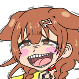 笑いをこらえるころさん