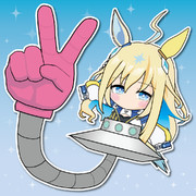 ネオユニじゃんけん（チョキ）