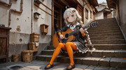 ギターを弾く紲星あかり