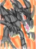 Drago Toon Occhi Rossi
