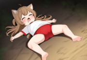 く、くたばっちゃう……あたちのくちゃくちゃおまんちょこわがってる…ノーティンポでふぃにっしゅニャ