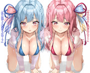 パジャマ葵＆茜ちゃん 水着バージョン