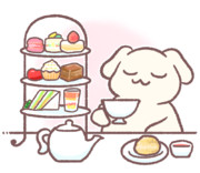 アフタヌーンティー૮ ˘ﻌ˘ ა