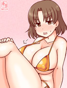 わんどろ金ビキニのちちよだ