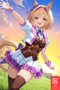 スペちゃんのコスプレをしたジータちゃん