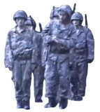 正面を向く【食パンマンソルジャー】の5名.png