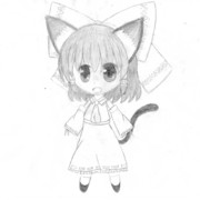 初めて描いた霊夢