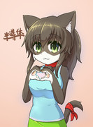 手でハートポニにゃん