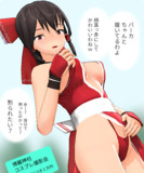 挑発する霊夢さん