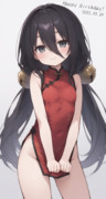 チャイナドレスな中国うさぎちゃん！