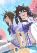 姉妹でピクニック
