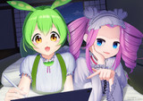 夜にふたりでおえかきなのだ