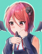 Day-052　自分のツノの味が気になりだしたアルマちゃん