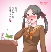 三隈りんこと生えたもがみん