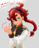放送中の新作に便乗して宣伝する商魂たくましいスレッタさん