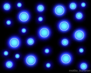 青い点と黒い天