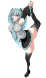 圧倒的可動域を見せつけるミクさん