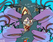 呂布みたいな強さのワニ