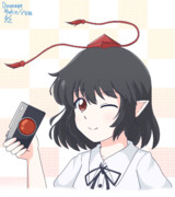 写真の日の絵として描いた文さん