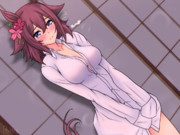 （アルダンさんがこの格好でいけばトレーナーさんもメロメロって言ってたけど、これは…うぅ～～）