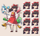 博麗霊夢（錦上京）立ち絵素材