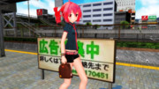 駅中に開店したパン屋に行く途中の図