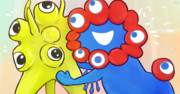 レネ　ミャクミャク　仲良し♡