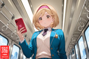 自分のスマホに謎のメッセージが送られてきて困惑するジータちゃん