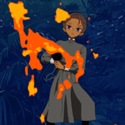 汚物を消毒するカンチャナ