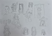 スケッチブックの落描き