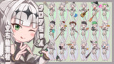 立ち絵素材だ！クロワちゃん