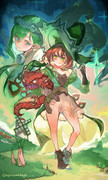魔女子ちゃんとエルフちゃん