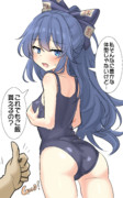 健全なスク水モデルでご飯を稼ぐ紫苑ちゃん