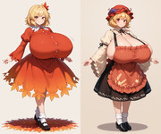 秋姉妹【AI生成】