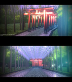 藤鳥居ステージ配布