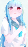 照れ顔