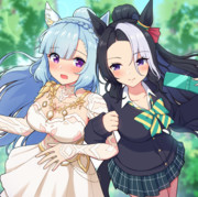 姉妹同士ポニテ衣装交換