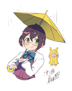 沖波『よく降りますね！』