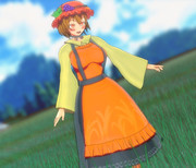 田んぼと穣子