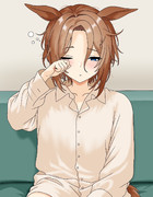 ウマ娘　ナリタタイシン　トレーナー室にてend