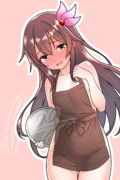 裸エプロンな如月