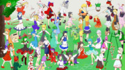 【第17回東方ニコ童祭ED絵】昭和な遊び