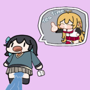 【GIF】条件反射で漏らす宮舞モカ