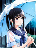 雨降り透け愛花