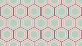 【素材】シームレスパターン背景・子持ち亀甲模様（ピンク／緑／紫）【フリー素材処くらげや】