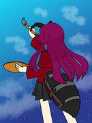 空に青を描いて