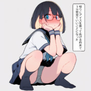 帰りにアイスを買ってあげる約束で３分間見ていいことになった