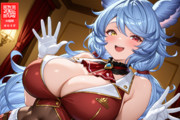 宝鐘マリンのコスプレをして配信するサテュロスちゃん